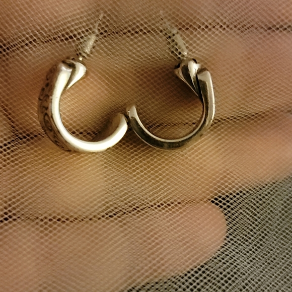 Silver Toned Earrings - Picture 2 of 2